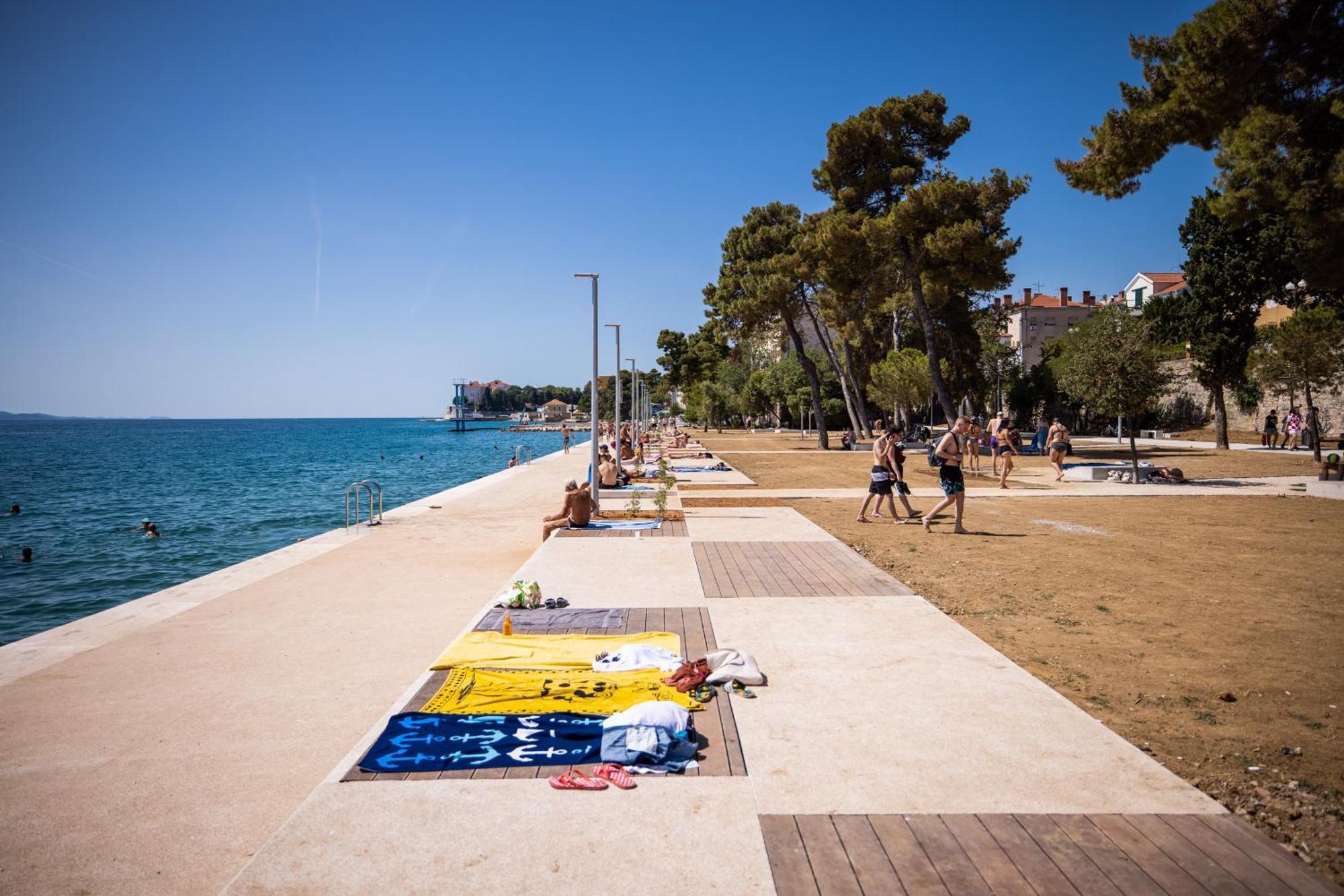 Zadar Center Beach Apartment - Directly On The Sea ภายนอก รูปภาพ