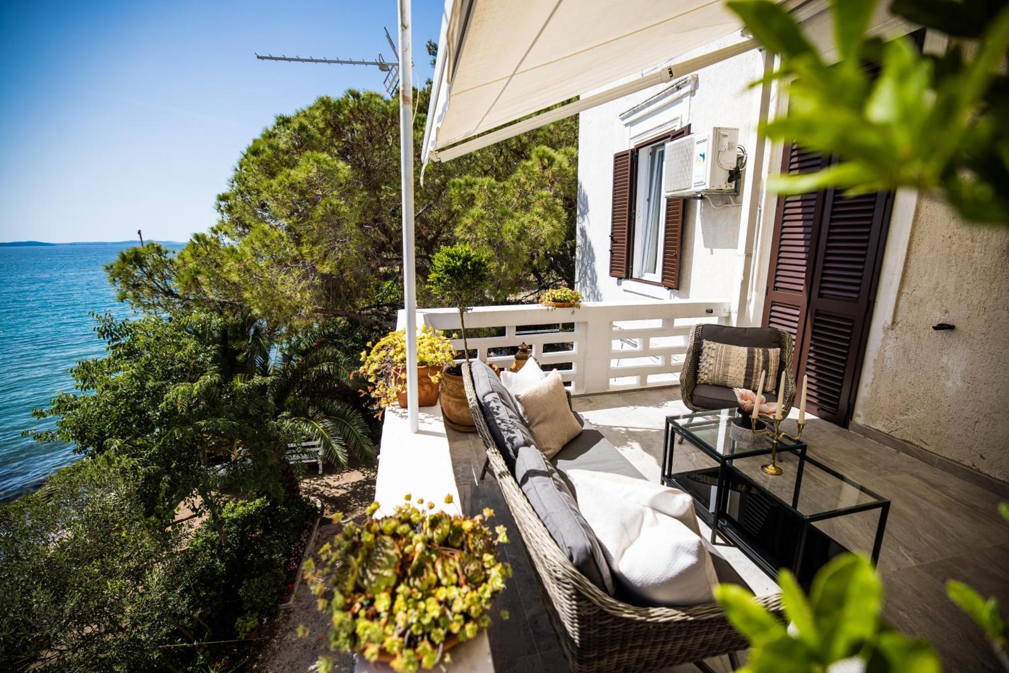 Zadar Center Beach Apartment - Directly On The Sea ภายนอก รูปภาพ