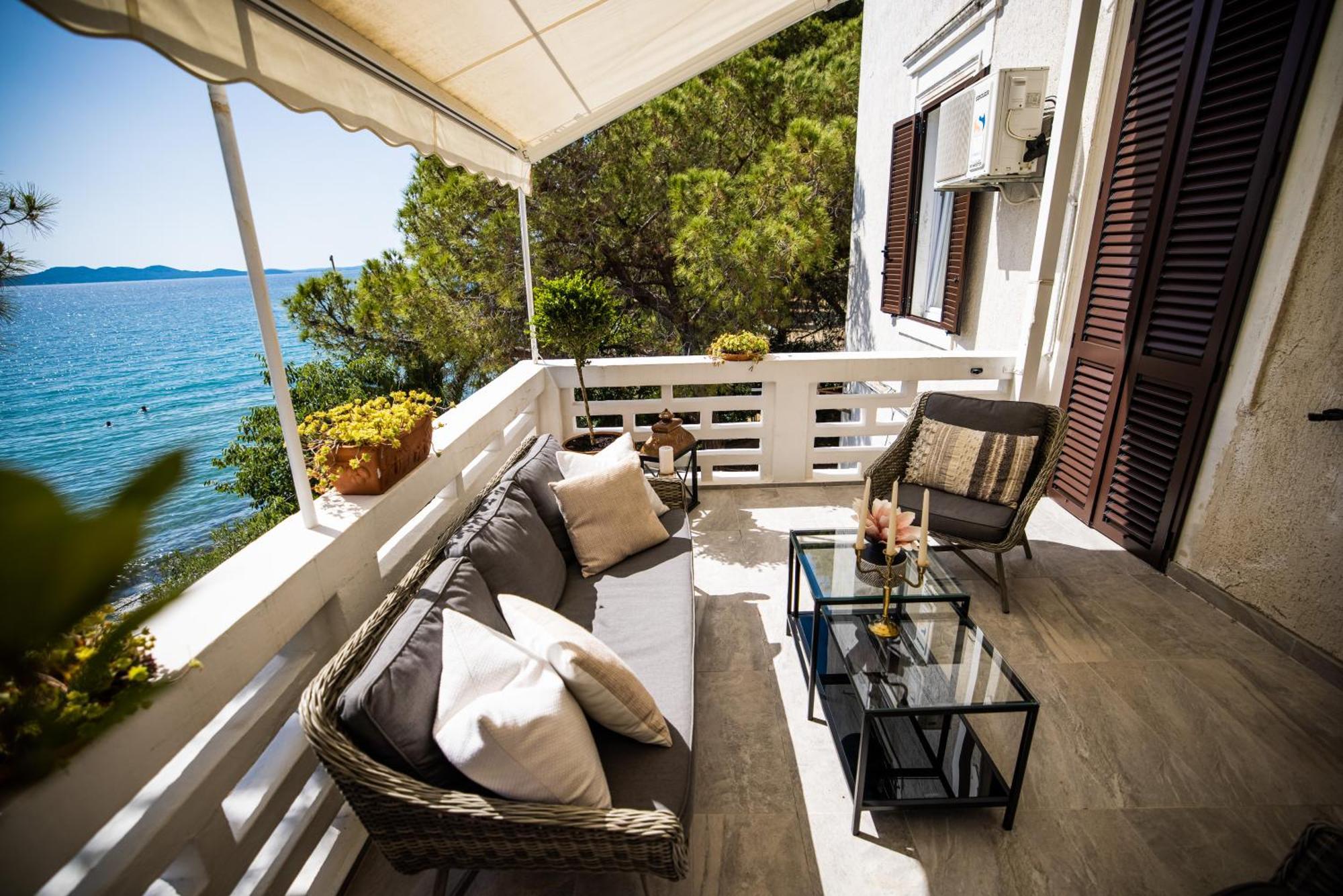 Zadar Center Beach Apartment - Directly On The Sea ภายนอก รูปภาพ