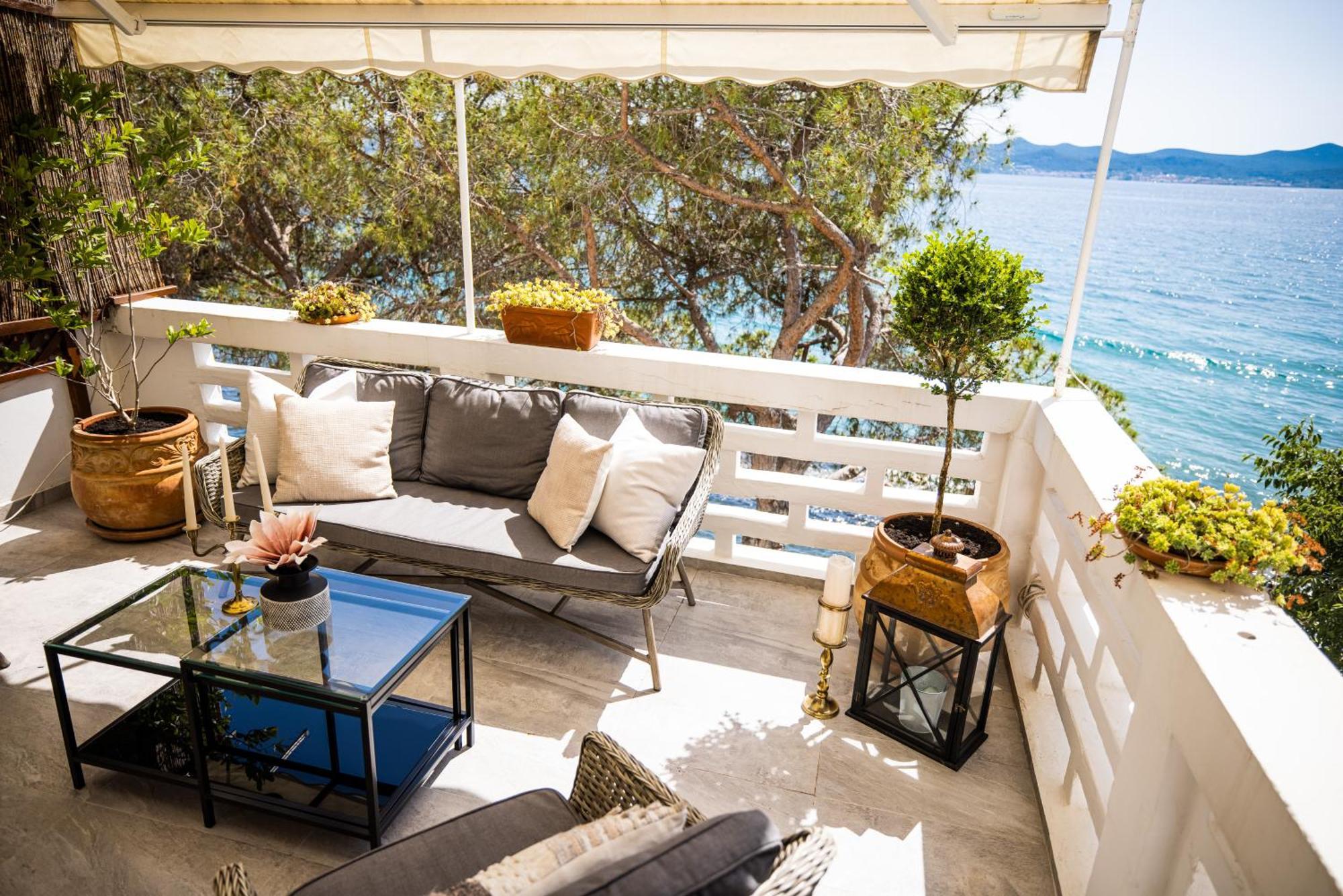 Zadar Center Beach Apartment - Directly On The Sea ภายนอก รูปภาพ
